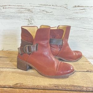 Peter Nappi boots brown leather Italy size 37